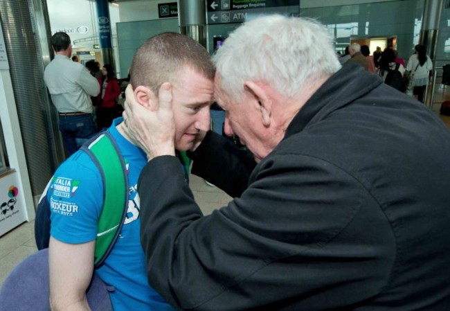 Paddy Barnes is welcomed back by Tommy Murphy