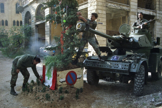 Christmas Eve in East Beirut