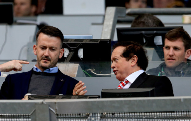 Donal &icirc;g Cusack and Marty Morrissey