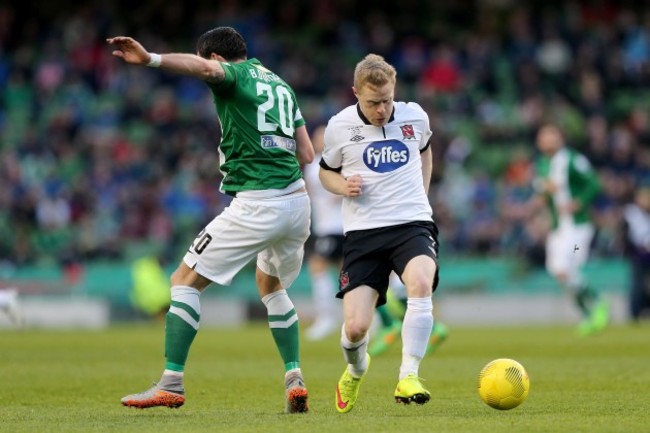 Daryl Horgan and Billy Dennehy