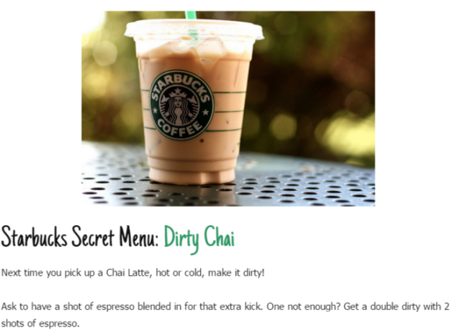 starbuckssecret