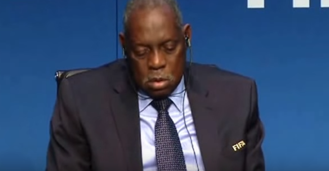 Fifa prez asleep