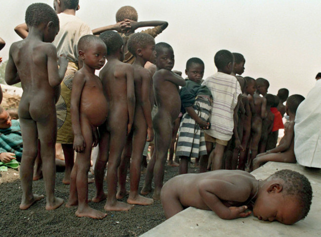 RWANDAN REFUGEE CAMP CHILDREN