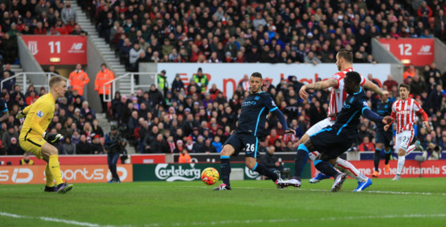 Stoke City v Manchester City - Barclays Premier League - Britannia Stadium