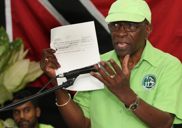 Trinidad and Tobado FIFA Jack Warner