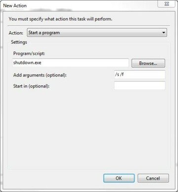 Schedule Tasks New Action