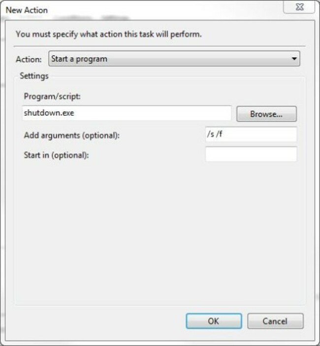 Schedule Tasks New Action