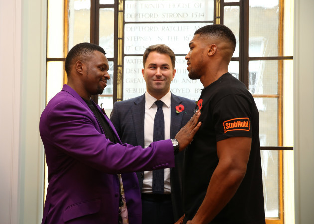 Boxing - Anthony Joshua and Dillian Whyte Press Conference - Trinity House
