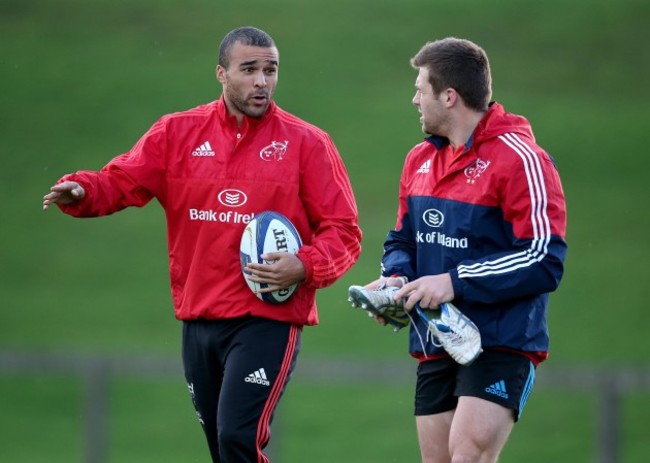 Simon Zebo and CJ Stander