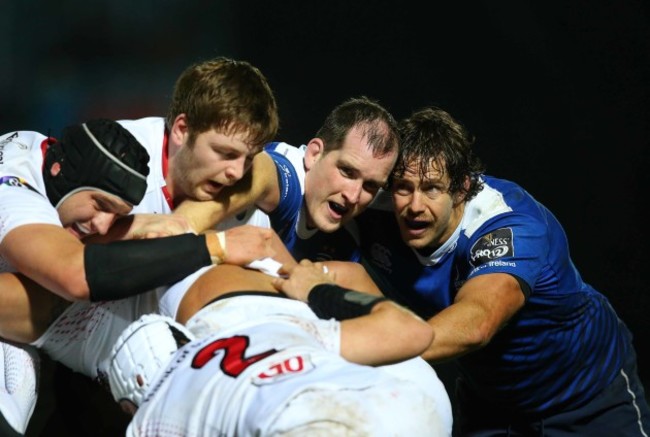 Dan Tuohy and Iain Henderson with Devin Toner and Mike McCarthy