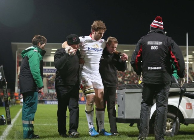 Iain Henderson goes off injured