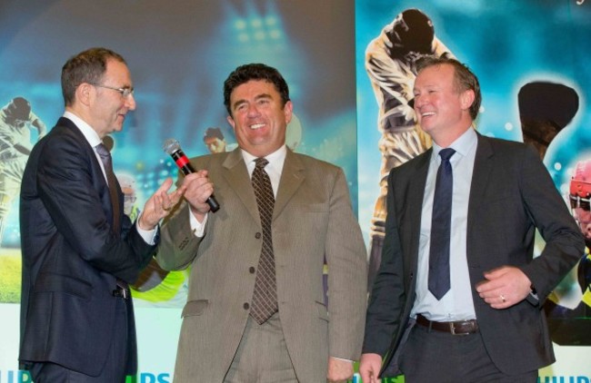 Martin O'Neill and Michael O'Neill are interviewed MC Des Cahill