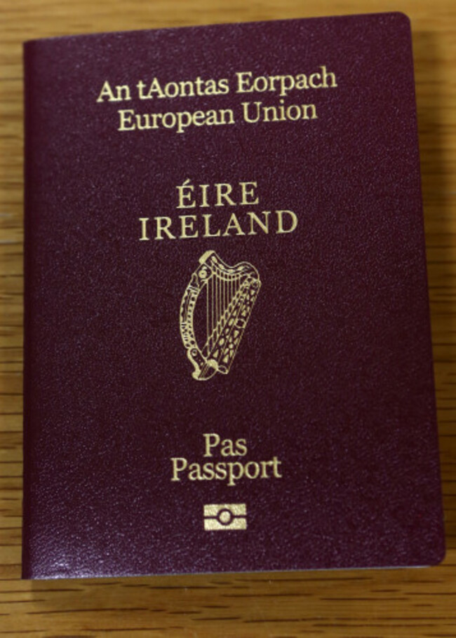 30/9/2013. Newly Designed Irish Passports