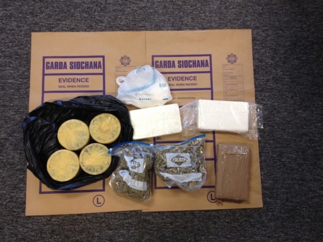 Drug seizure Clondalkin on the 9th  Dec 2015