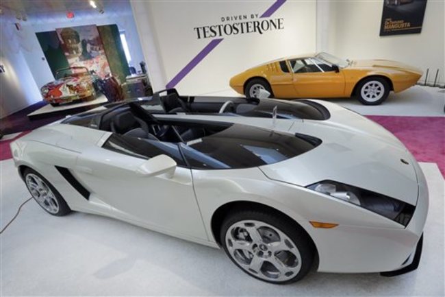 2006 Lamborghini Concept S, 1969 De Tomaso Mangusta, 1964 Porsche 356C Cabriolet