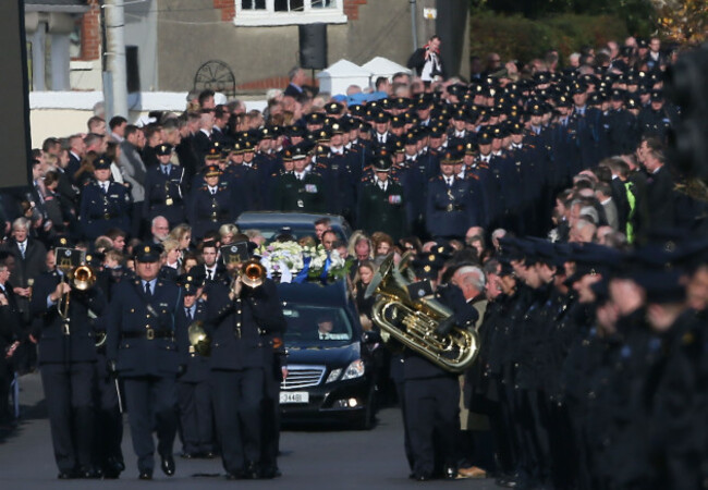 Garda Tony Golden funeral