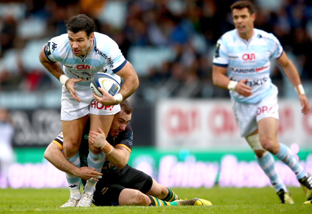 Mike Phillips tackled by JJ Hanrahan