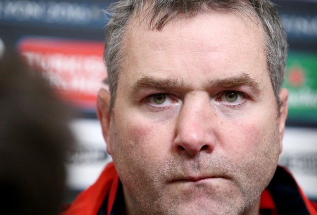Anthony Foley dejected after the game