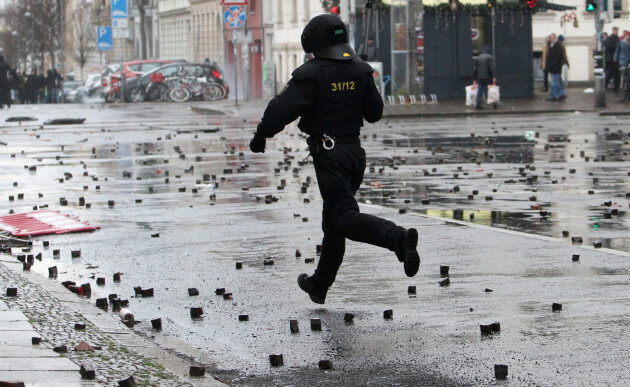 69 German Police Officers Injured In Clashes With Left Wing Protesters