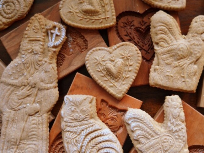 belgium-speculaas-is-a-thin-crunchy-cookie-typically-eaten-before-st-nicholas-feast-in-the-netherlands-the-cookies-are-created-using-intricate-wood-molds-and-are-similar-in-taste-to-gingerbread-cookies-except-that-they