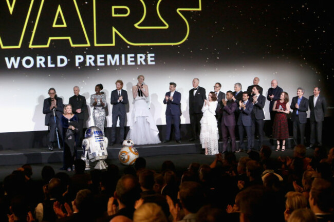 Premiere Of Star Wars: The Force Awakens - Red Carpet