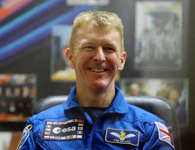 British astronaut Tim Peake