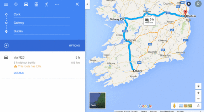 Google Maps multiple locations