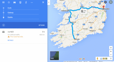 Google Maps multiple locations