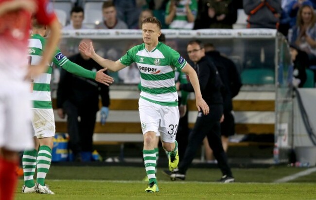 Shamrock Rovers' Damien Duff