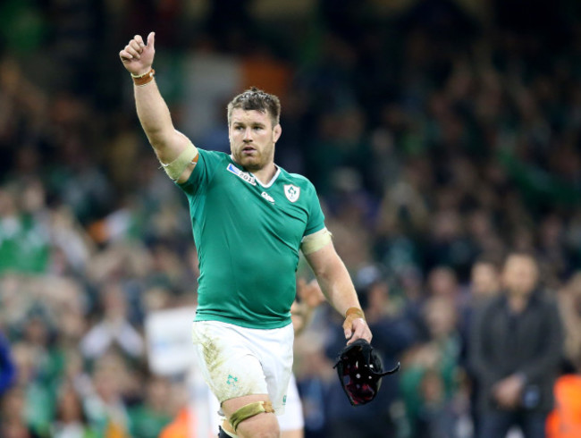 Sean O'Brien celebrates winning