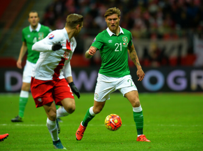 Soccer - UEFA European Championship Qualifying - Group D - Poland v Republic of Ireland - National Stadium