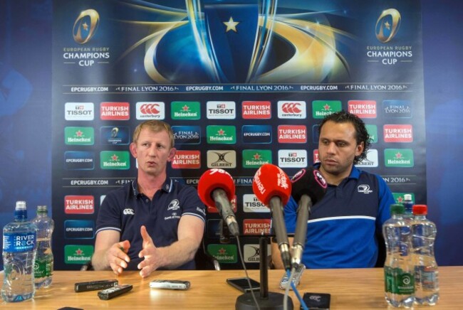 Leo Cullen and Isa Nacewa