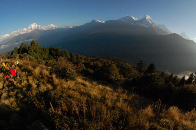 Travel Trip Nepal Family Trekking
