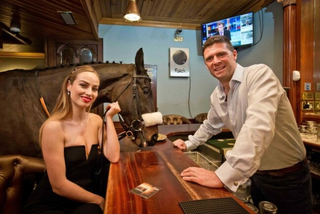 Niall Quinn and Daniella Moyles
