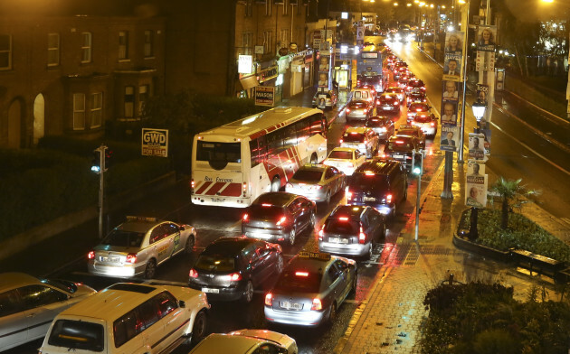 23/05/2014. Dublin Traffic. Pictured traffic backs