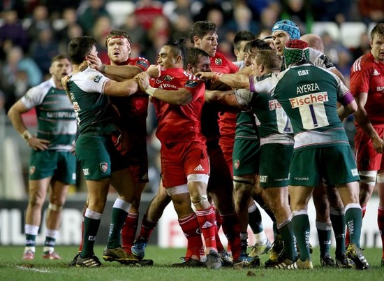 Mike Sherry and Francis Saili with Ben Youngs