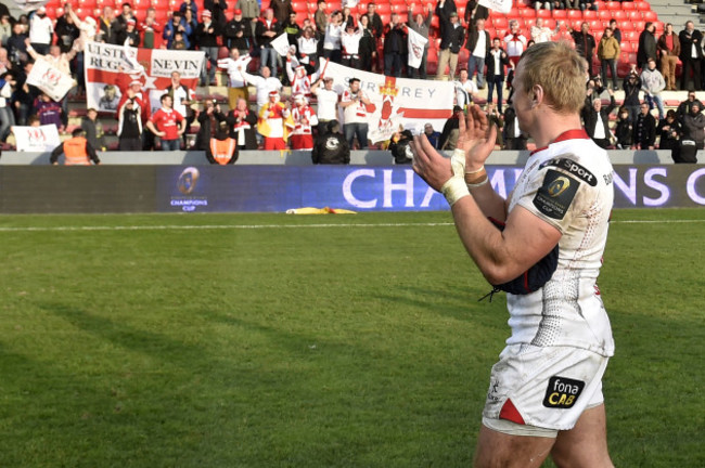 Luke Marshall celebrates winning