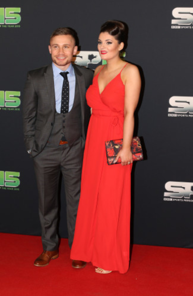 Carl Frampton with his wife Christine Frampton