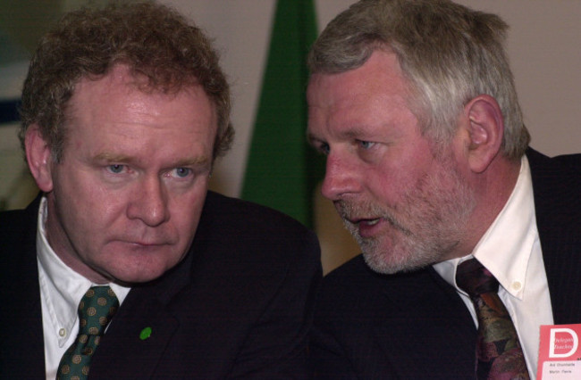Martin McGuinness Sinn Fein Ard Fheis 2000