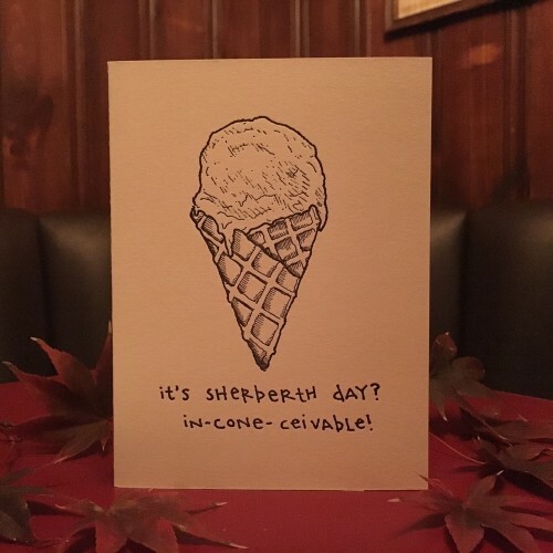 This woman has created birthday cards with the best food puns on them