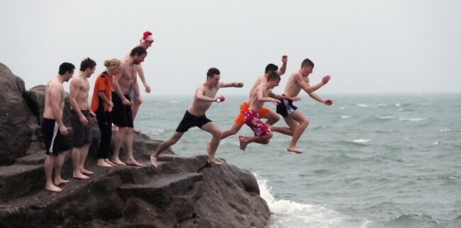 Christmas Day swim - Dublin