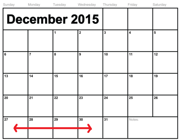 There S Only One Word For This Period On The Festive Calendar