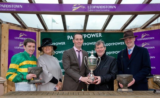 Barry Geraghty, Noreen McManus, Andy McCue, JP McManus and Edward Harty