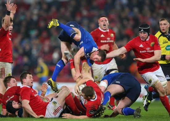 Eoin Reddan and Andrew Conway upended