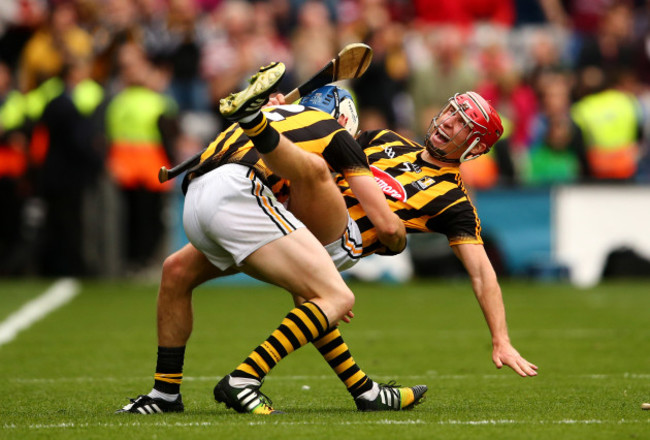 TJ Reid and Cillian Buckley celebrate