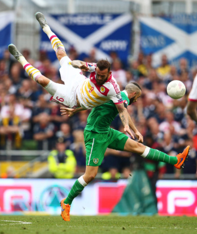 Marc Wilson and Steven Fletcher