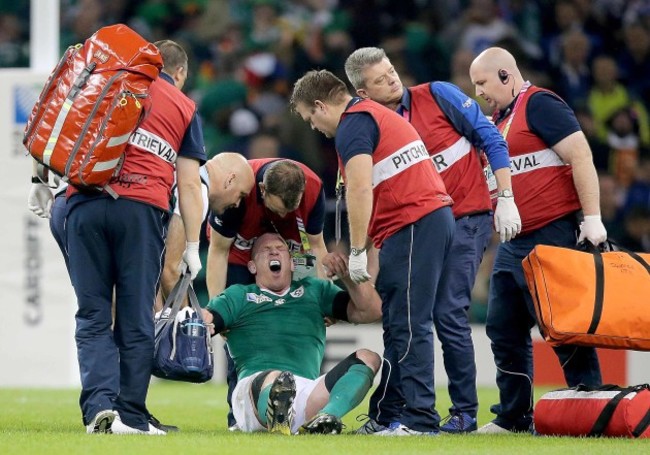 Paul O'Connell down injured