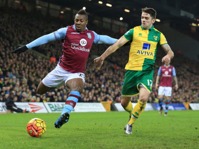 Norwich City v Aston Villa - Barclays Premier League - Carrow Road