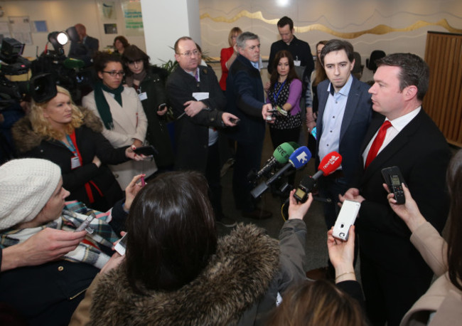 30/12/2015. Minister of State Simon Harris and Min