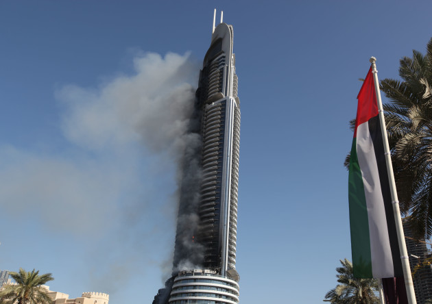 Mideast Emirates Fire